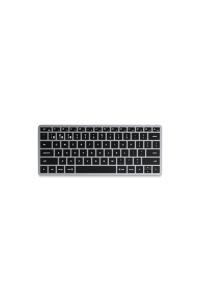 Satechi Slim X1 klávesnice Kancelář Bluetooth QWERTY Anglický Černá, Šedá Obrázok pre Satechi Slim X1 klávesnice Kancelář Bluetooth QWERTY Anglický Černá, Šedá