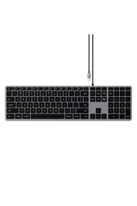 Obrázok pre Satechi Slim W3 klávesnice Univerzální USB QWERTY Anglický Hliník, Černá
