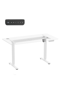 Výškově nastavitelný elektrický stůl Ergo Office, max. výška 1160 mm, max. hmotnost 80 kg, bez desky, bílý, ER-400 W Obrázok pre Výškově nastavitelný elektrický stůl Ergo Office, max. výška 1160 mm, max. hmotnost 80 kg, bez desky, bílý, ER-400 W