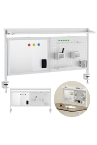 Dělící stůl / organizér Ergo Office, max. zatížení 10 kg, bílá tabule, šířka 1116 mm, bílá, ER-301 W Obrázok pre Dělící stůl / organizér Ergo Office, max. zatížení 10 kg, bílá tabule, šířka 1116 mm, bílá, ER-301 W