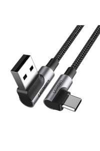 Ugreen 20856 USB kabel USB 2.0 USB A USB C Černá, Stříbrná Obrázok pre Ugreen 20856 USB kabel USB 2.0 USB A USB C Černá, Stříbrná