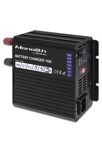 Obrázok pre Qoltec 51958 Chytrá nabíječka Monolith pro LiFePO4 AGM GEL SLA baterie | 10A | 12V