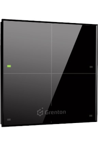 Grenton touch panel / 4 touch fields / TF-Bus / black glass front Obrázok pre Grenton touch panel / 4 touch fields / TF-Bus / black glass front