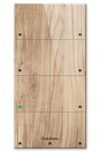 Grenton touch panel / 8 touch zones / TF-Bus / light wooden front Obrázok pre Grenton touch panel / 8 touch zones / TF-Bus / light wooden front