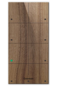Grenton touch panel / 8 touch zones / TF-Bus / dark wooden front Obrázok pre Grenton touch panel / 8 touch zones / TF-Bus / dark wooden front