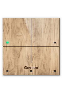 Grenton touch panel / 4 touch fields / TF-Bus / light wooden front Obrázok pre Grenton touch panel / 4 touch fields / TF-Bus / light wooden front
