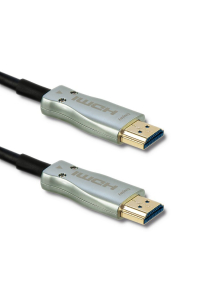 Obrázok pre Qoltec 50472 HDMI kabel 20 m HDMI Typ A (standardní) Černá, Stříbrná