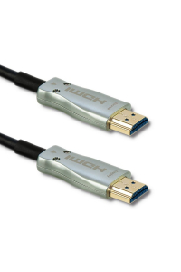 Obrázok pre Qoltec 50474 HDMI kabel 30 m HDMI Typ A (standardní) Černá, Stříbrná