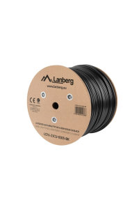 Lanberg LCF6-21CU-0305-BK síťový kabel Černá 305 m Cat6 F/UTP (FTP) Obrázok pre Lanberg LCF6-21CU-0305-BK síťový kabel Černá 305 m Cat6 F/UTP (FTP)