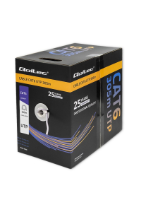 Qoltec UTP Cable/Twisted Pair | CAT6 | 305m | PVC grey Obrázok pre Qoltec UTP Cable/Twisted Pair | CAT6 | 305m | PVC grey
