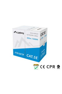 Obrázok pre Lanberg LCF5-11CU-0305-S síťový kabel Šedá 305 m Cat5e F/UTP (FTP)