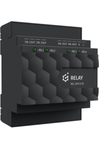 Relay output module (4 outputs) Grenton / DIN rail mounting / TF-Bus Obrázok pre Relay output module (4 outputs) Grenton / DIN rail mounting / TF-Bus