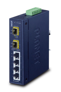 Obrázok pre PLANET IGS-620TF síťový přepínač Nespravované Gigabit Ethernet (10/100/1000) Modrá