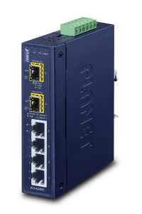Obrázok pre PLANET IGS-620TF síťový přepínač Nespravované Gigabit Ethernet (10/100/1000) Modrá