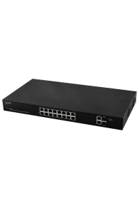 PULSAR SF116 síťový přepínač Řízený Fast Ethernet (10/100) Podpora napájení po Ethernetu (PoE) 1U Černá Obrázok pre PULSAR SF116 síťový přepínač Řízený Fast Ethernet (10/100) Podpora napájení po Ethernetu (PoE) 1U Černá