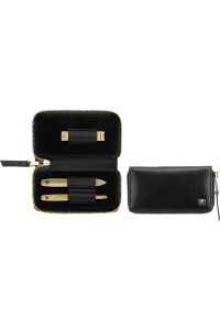 Obrázok pre Zwilling Twinox Gold Edition Manicure Set - Black Leather Case, 3 Pieces - Black