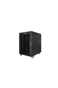 Lanberg FF01-6815-12BL rack 15U Volně stojící rack Černá Obrázok pre Lanberg FF01-6815-12BL rack 15U Volně stojící rack Černá