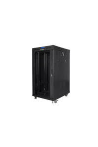 Lanberg FF01-8822-12BL rack 22U Volně stojící rack Černá Obrázok pre Lanberg FF01-8822-12BL rack 22U Volně stojící rack Černá