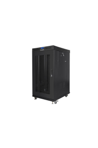 Lanberg FF01-8822-23BL rack 22U Volně stojící rack Černá Obrázok pre Lanberg FF01-8822-23BL rack 22U Volně stojící rack Černá