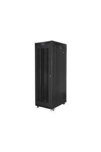 Lanberg FF01-8027-23BL rack 27U Volně stojící rack Černá Obrázok pre Lanberg FF01-8027-23BL rack 27U Volně stojící rack Černá
