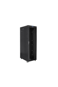 Lanberg FF01-8242-12BL rack 42U Volně stojící rack Černá Obrázok pre Lanberg FF01-8242-12BL rack 42U Volně stojící rack Černá