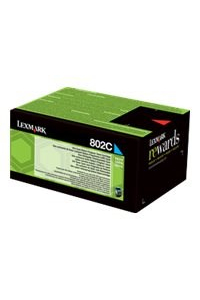 Obrázok pre Lexmark 802C tonerová náplň 1 kusů Originální Azurová
