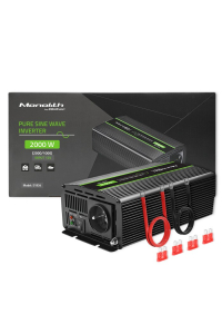 Qoltec Monolith zdroj/transformátor Auto 2000 W Černá Obrázok pre Qoltec Monolith zdroj/transformátor Auto 2000 W Černá
