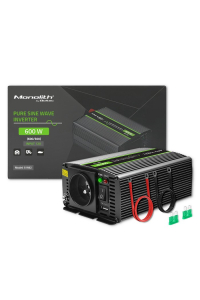 Qoltec Monolith zdroj/transformátor Auto 600 W Obrázok pre Qoltec Monolith zdroj/transformátor Auto 600 W