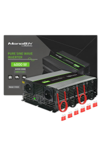 Qoltec Monolith zdroj/transformátor Auto 4000 W Černá Obrázok pre Qoltec Monolith zdroj/transformátor Auto 4000 W Černá