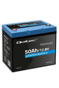 Obrázok pre Qoltec 53704 LiFePO4 baterie | 12,8 V | 50 Ah | 640 Wh | BMS