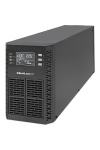 Obrázok pre Qoltec 52281 zdroj nepřerušovaného napětí S dvojitou konverzí (online) 2 kVA 2000 W 3 AC zásuvky / AC zásuvek