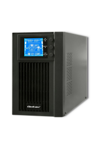 Qoltec 53042 zdroj nepřerušovaného napětí S dvojitou konverzí (online) 1 kVA 800 W 2 AC zásuvky / AC zásuvek Obrázok pre Qoltec 53042 zdroj nepřerušovaného napětí S dvojitou konverzí (online) 1 kVA 800 W 2 AC zásuvky / AC zásuvek