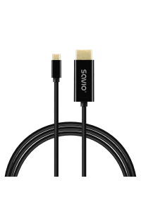Obrázok pre SAVIO CL-191 Kabel USB-C na HDMI, 30Hz, 2m, plast