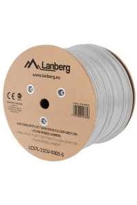 Lanberg LCS7L-11CU-0305-S síťový kabel Bílá 305 m Cat7 S/FTP (S-STP) Obrázok pre Lanberg LCS7L-11CU-0305-S síťový kabel Bílá 305 m Cat7 S/FTP (S-STP)