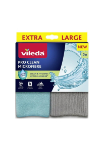 Univerzální utěrka s enzymy Vileda Pro Clean 2 ks. Obrázok pre Univerzální utěrka s enzymy Vileda Pro Clean 2 ks.
