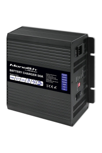 Obrázok pre Qoltec 51957 Chytrá nabíječka Monolith pro LiFePO4 AGM GEL SLA baterie | 50A | 12V