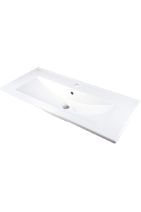 Ceramic basin inset with faucet space Obrázok pre Ceramic basin inset with faucet space