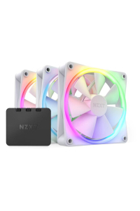 NZXT F120 RGB Triple Pack Počítačová skříň Ventilátor 12 cm Bílá 3 kusů Obrázok pre NZXT F120 RGB Triple Pack Počítačová skříň Ventilátor 12 cm Bílá 3 kusů