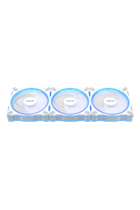 Obrázok pre ASUS Prime MR120 Fan ARGB Reverse White 3in1 Počítačová skříň Ventilátor 12 cm Bílá 3 kusů