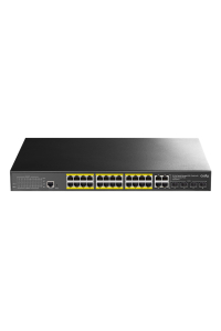 Obrázok pre Cudy GS2028PS4 Řízený L2 Gigabit Ethernet (10/100/1000) Podpora napájení po Ethernetu (PoE) 1U Černá