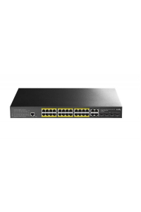 Obrázok pre Cudy GS2028PS4 Řízený L2 Gigabit Ethernet (10/100/1000) Podpora napájení po Ethernetu (PoE) 1U Černá