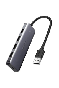 Obrázok pre Ugreen Hub Adaptér 4v1 USB-C na 4× USB 3.0 + USB-C Šedý