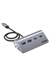 UNITEK HUB USB-C HLINÍKOVÝ 2X USBA 2X USB-C 5GBPS Obrázok pre UNITEK HUB USB-C HLINÍKOVÝ 2X USBA 2X USB-C 5GBPS