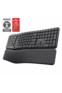 Obrázok pre Trust Keyra klávesnice Domov/kancelář RF bezdrátové + Bluetooth QWERTY US Mezinárodní Černá