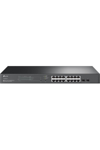 TP-Link Omada SG2218P síťový přepínač Řízený L2/L2+ Gigabit Ethernet (10/100/1000) Podpora napájení po Ethernetu (PoE) 1U Černá Obrázok pre TP-Link Omada SG2218P síťový přepínač Řízený L2/L2+ Gigabit Ethernet (10/100/1000) Podpora napájení po Ethernetu (PoE) 1U Černá