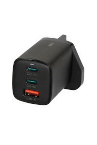 iBOX C-65 Black, GaN 65W univerzální nabíječka Zástrčka ve Velké Británii Obrázok pre iBOX C-65 Black, GaN 65W univerzální nabíječka Zástrčka ve Velké Británii