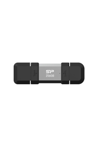 Obrázok pre Silicon Power SP256GBUC3C51V1S USB paměť 256 GB USB Type-A / USB Type-C 3.2 Gen 1 (3.1 Gen 1) Černá, Stříbrná