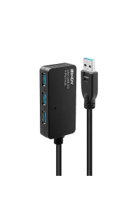 Obrázok pre Lindy 43159 rozbočovač rozhraní USB 3.2 Gen 1 (3.1 Gen 1) Type-A 5000 Mbit/s Černá