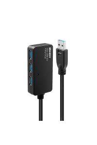 Obrázok pre Lindy 43159 rozbočovač rozhraní USB 3.2 Gen 1 (3.1 Gen 1) Type-A 5000 Mbit/s Černá