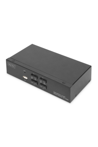 Digitus DS-12880 konzolový (KVM) přepínač Černá Obrázok pre Digitus DS-12880 konzolový (KVM) přepínač Černá